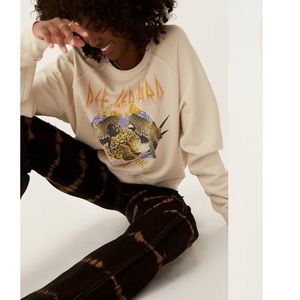 DAYDREAMER Def Leppard Sweatshirt 1987 On The Prowl Revolve New Flaw